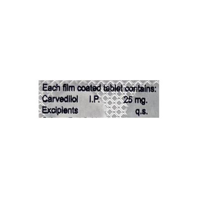 Carelol 25mg Tablet 10'S - Hypertension-Bet