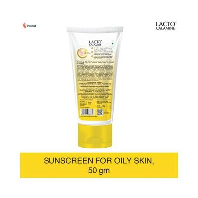 Lacto Calamine Sulphate-free Daily Sunshield with Kaolin Clay. Matte Look Sunscreen Spf50 Pa+++ 50gm 2's - Face Sunscreen