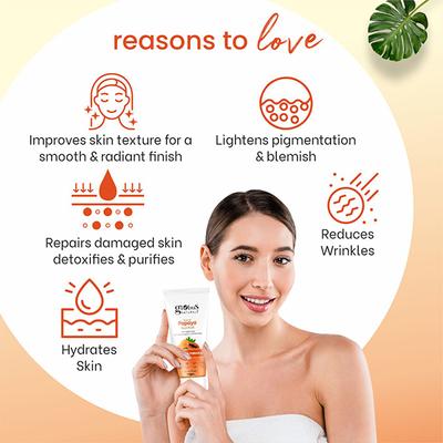 Globus Naturals Papaya Face Pack, , Age Lock formula Pigmentation 100Gm - Masks & Peels