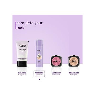 Plum Superpower Bb Serum with Spf 50 Pa ++++ - 03 Caramel 30 ml - Bb & Cc Creams