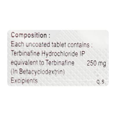 Terbest 250mg Tablet 7'S - Fungal Infections-Anf