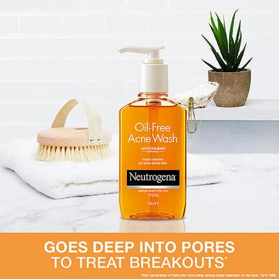 Neutrogena Oil Free Acne Wash 175 Ml - Scrubs & Exfoliants