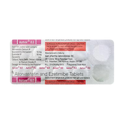 Aztor EZ 10mg Tablet 10'S - High Cholesterol-Dys