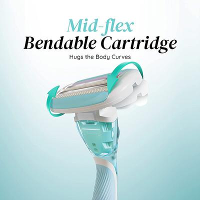 LetsShave Evior 6 Body Razor 1's + After Shave Balm 100 ml + Evior Whipped Shave Cream 150 gm + Face Razor 3's - Hair Removal Accessories