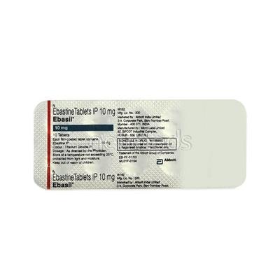 Ebasil 10mg Tablet 10'S - Allergies-Ant