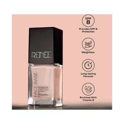 Renee Face Base SPF 8 Liquid Foundation - Frappe 23ml - Foundation