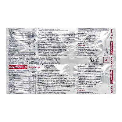 BESTFORM M Tablet 10's - Supplements-Vam