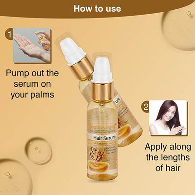 Aryanveda Hair Growth Serum With Walnut Oil & Coconut Oil For Hair Smoothing (Pack of 2) 100 ml - Hair Serums