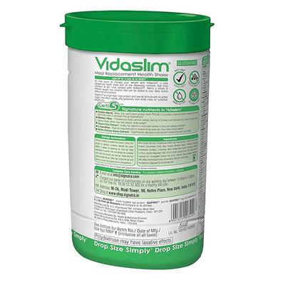 Vidaslim High Protein Meal Replacement for Weight Management Powder Jar - Vanilla Elixir Flavour 400 g - Weight Loss
