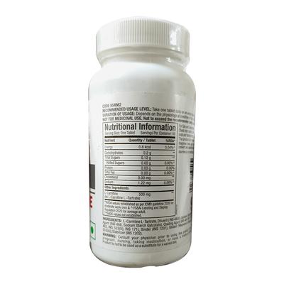 GNC Pro Performance L-Carnitine 500 mg Tablet 60's - Amino Acids