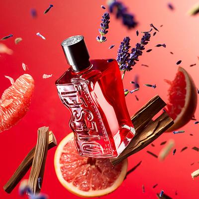 Diesel D Red Set (Eau De Parfum 100ml, + 2 x 10ml) 1's - Men Perfumes (Edt/Edp)