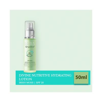 Lotus Organics Divine Nutritive Hydrating Lotion 50 gm - Face Moisturizers