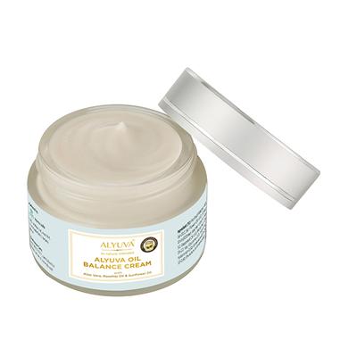 Alyuva All Natural Plant based Oil Balance Cream with Hemp Seed and Tea Tree 25 gm - Day Cream