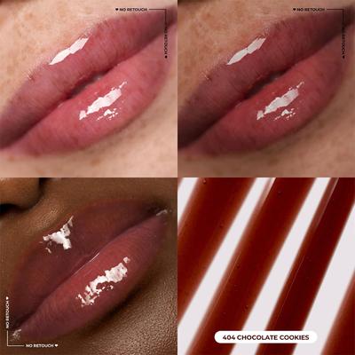Lamel Hydrating Lip Oil Let's Glaze 404 Chocolate Cookies 4 gm - Creams/Oils/Lotions