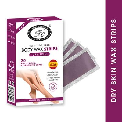 Fashion Colour Dry Skin Body Wax Strips 1's - Hair Gels & Waxes