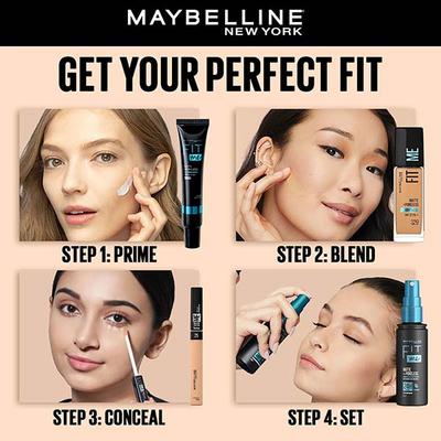 Maybelline New York Fit Me Matte+Poreless Foundation, Shade 329 - Natural Matte Finish, 16H Oil Control 104 gm - Foundation