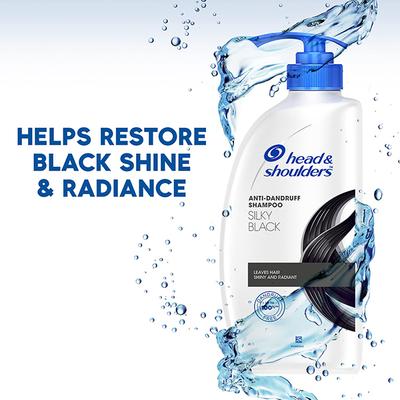 Head and Shoulders Silky Black Anti Dandruff Shampoo 650ml - Shampoos