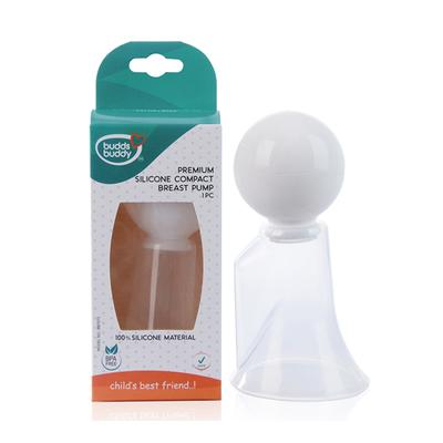 Buddsbuddy Premium Silicone Compact Breast Pump - White - Breast Pump