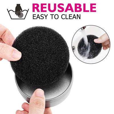 Bronson Professional Makeup Brush Cleaner Sponge Tin Quick cleaning with Powder Colour Removal 1's - Face Brush