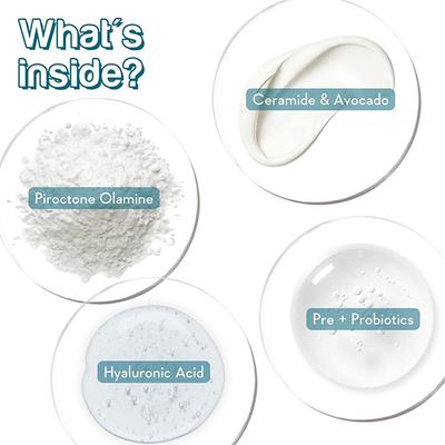 Wishcare Ceramide Anti Dandruff Conditioner - Piroctone Olamine, Pre+Probiotics & Hyaluronic Acid 200 ml - Highlighters & Illuminators