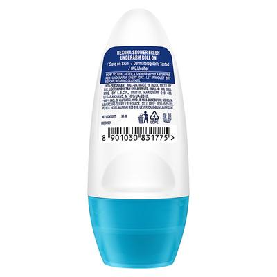 Rexona Shower Fresh Underarm Roll On Deodorant For Women 50 ml - Women Deodorants/Roll-Ons
