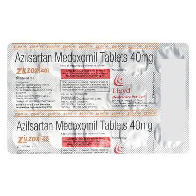 ZILZOX 40 Tablet 15's - Hypertension-Ang