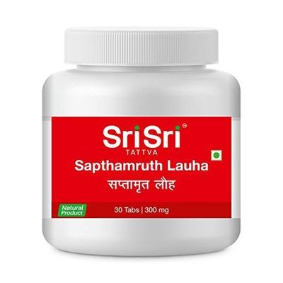 Sri Sri Tattva Sapthamruth Lauha 300 mg Tablet 30's - Speciality Medicines