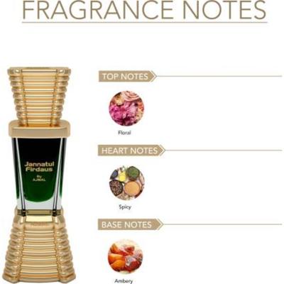 Ajmal Jannatul Firdaus Concentrated Perfume Oil Oriental Alcohol For Unisex And Impress Concentrated Perfume Oil Citrus Alcohol For Men 20 ml - Perfumes (Edt/Edp)
