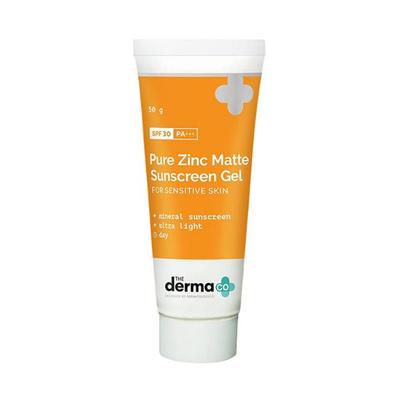 The Derma Co. Pure Zinc Matte Sunscreen Gel 50 gm - Face Sunscreen