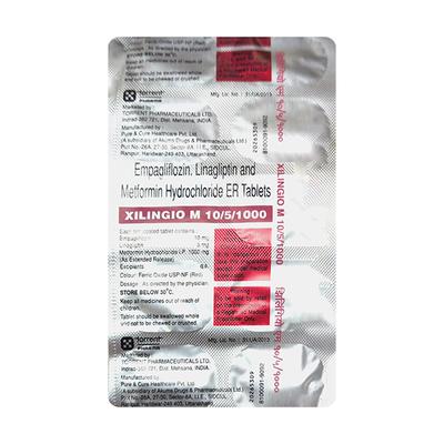 XILINGIO M 10/5/1000 Tablet 10's - Diabetes-Ant