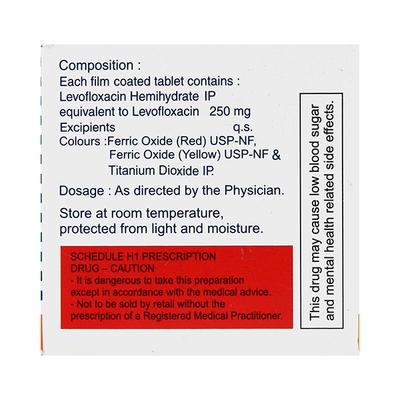 Loxof 250mg Tablet 10'S - Bacterial Infections-Qui