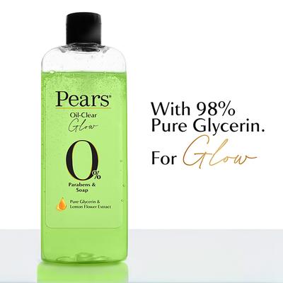 Pears 98% Pure Glycerin Oil-Clear Glow Body Wash 250 ml - Shower Gels & Body Wash