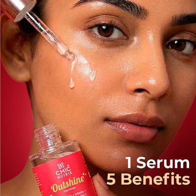 Chicnutrix Outshine Face Serum - Glowing Skin 30 ml - Face Serum