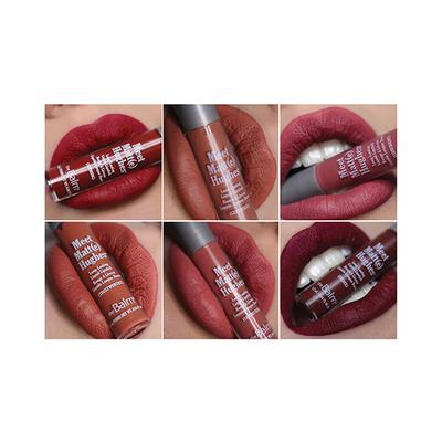 theBalm cosmetics Meet Matte Hughes 6-pc Mini Kit San Francisco Liquid Lipsticks 7.2 ml - Liquid Lipsticks