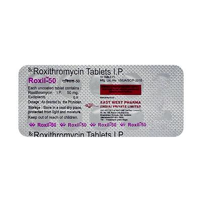 Roxil 50mg Tablet 10'S - Bacterial Infections-Mac