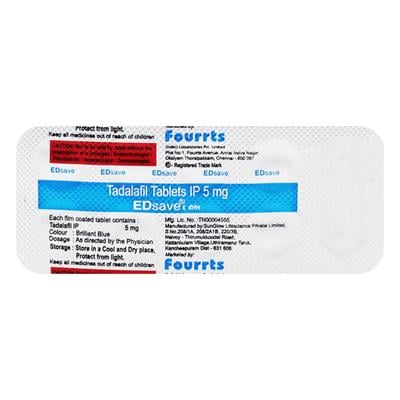 Edsave Tablet 10'S - Impotence/Erectile Dysfunction (Ed)
