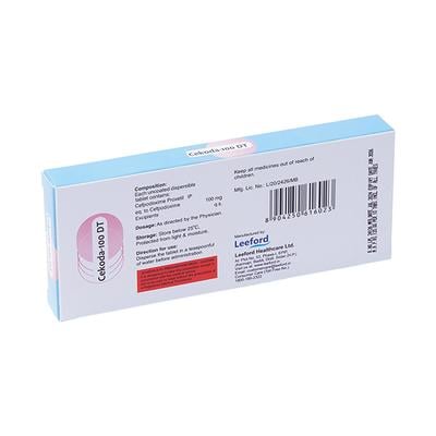 CEKODA DT 100 Tablet 10's - Bacterial Infections-Cep