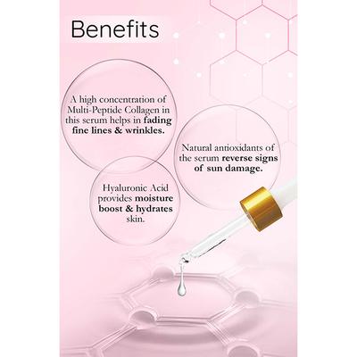 MyGlamm 1% Multi-Peptide Collagen Boosting Serum 30 ml - Face Gels
