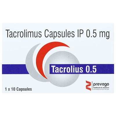TACROLIUS 0.5 Capsule 10's - Auto Immune Disease-Imm