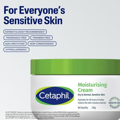 CETAPHIL MOISTURISING Cream 250gm - Lotions & Creams