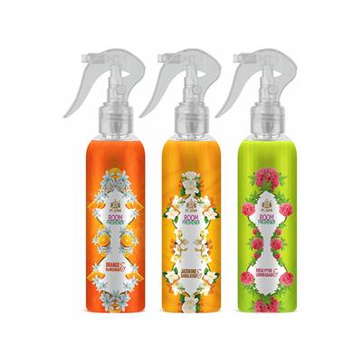 St. John Room Freshener (Orange & Rajinigandha + Jasmine & Sandalwood + Eucalyptus & Lemongrass) - Pack of 3 x 250 ml - Men Deodorants/Roll-Ons
