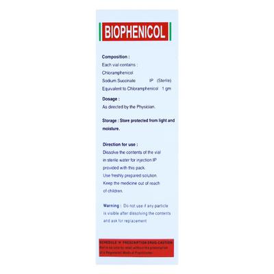 Biophenicol Succinate 1gm Injection 1'S - Bacterial Infections-Chl