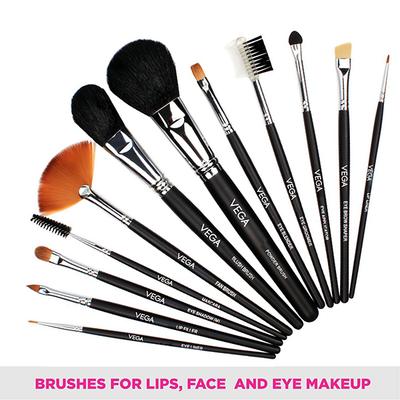Vega Brushes Set (Lk - 12) 12's - Face Brush