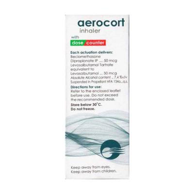 AEROCORT WITH DOSE COUNTER 200md Inhaler 12g - Asthma/COPD-Ast