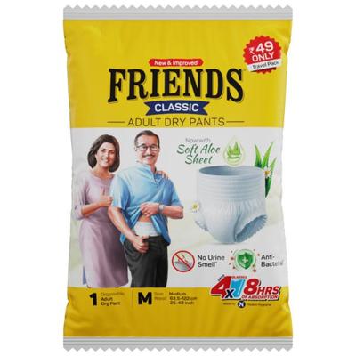 Friends Classic Adult Dry Pants (M) 1's - Adult Diapers & Pads