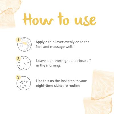 Dot & Key Glow-C Sleep Mask 60 ml - Masks & Peels