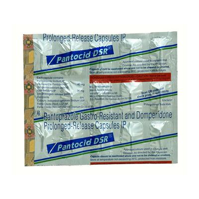 Pantocid DSR Capsule 15'S - Ulcer/Reflux/Flatulence-Aaa
