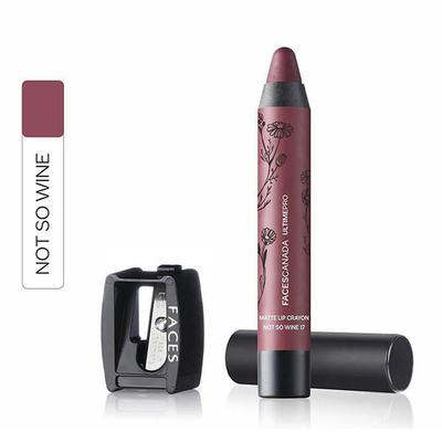 Faces Canada Ultime Pro Matte Lip Crayon Not So Wine 13 2.5 Gm - Lip Crayons