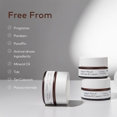 The Face Shop Alltimate Vegan Mucin Peptide 8 Cream 50 ml - Face Moisturizers