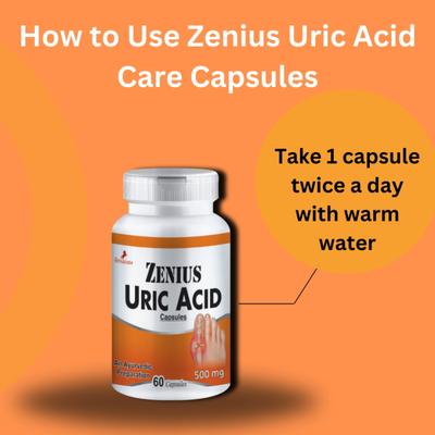 Zenius Uric Acid Capsules 60's - Speciality Medicines